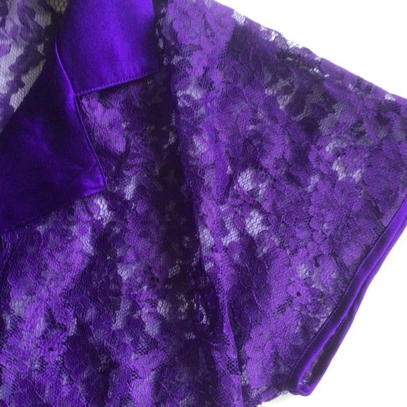 VICTORIAS SECRET GOLD LABEL VINTAGE LACE PAJAMA TOP MEDIUM. - Picture 5 of 16